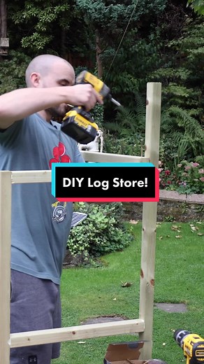 Build Your Own DIY Log Store This Winter