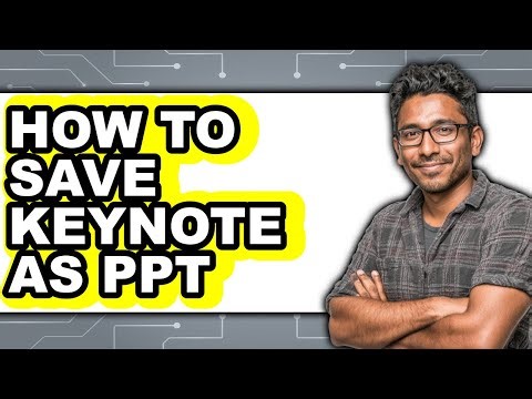 How to Save Keynote as Ppt (easy Method)