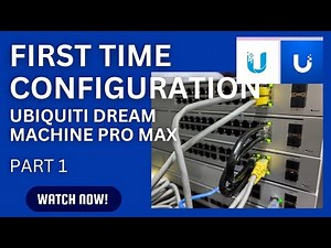 First time configuration - Ubiquiti Dream Machine pro max #hoobasics #udm #ubiquiti #unifi