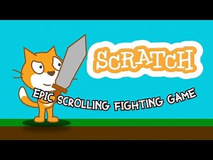 SCROLLING FIGHTING GAME in SCRATCH! Part 1 - Movement/Shooting
