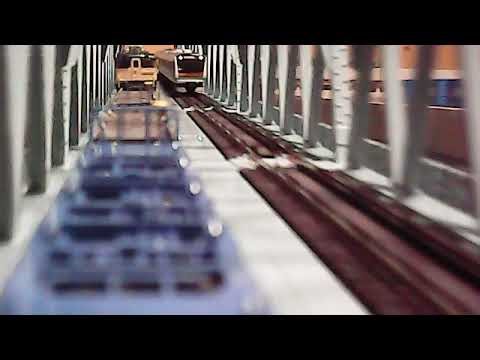 Ｎゲージ KATO 複線お座敷レイアウト 公式プラン06-16:長大鉄橋のある複線ロングランプラン