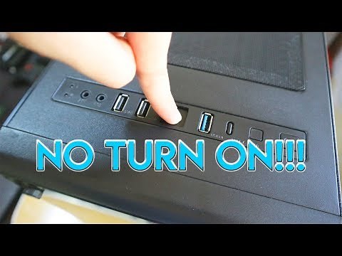 A Desktop That Turns On For a Second and Turns off - PC Troubleshooting # 1