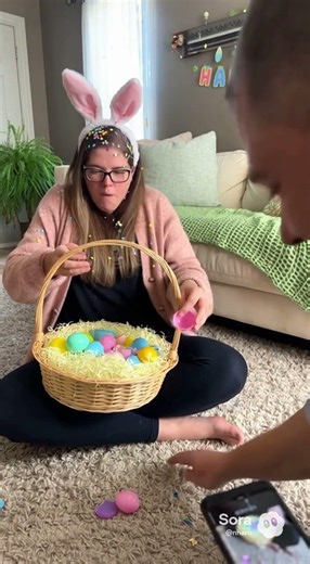 Caught Her With The Ultimate Easter Prank! 😲 #funny #viral #surprise