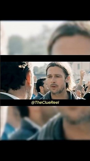 The Scariest Zombie Scene Ever? | World War Z Wall Climb #shorts #movierecap