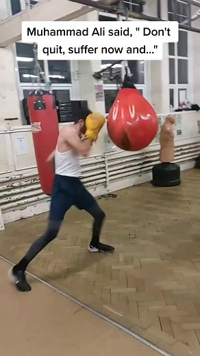 Biggest inspiration in and out of boxing 🥊 #boxing #boxingtraining #aquabag #heavybag #foryoupage #aquabagtraining