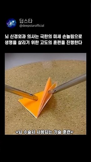 뇌수술 의사의 영점 조절 훈련