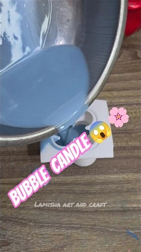 ‼️ Diy bubble candle making tutorial easy ‼️🎀 #shorts #diy #guess