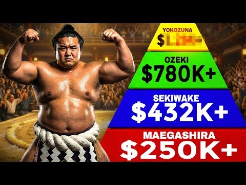 How Much Sumo Wrestlers REALLY Earn (By Rank)