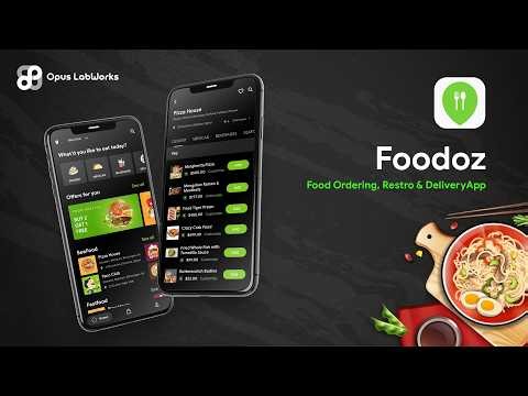 3 Apps | Multi-Restaurant Food Ordering App | Food Ordering & Delivery App | Foodoz