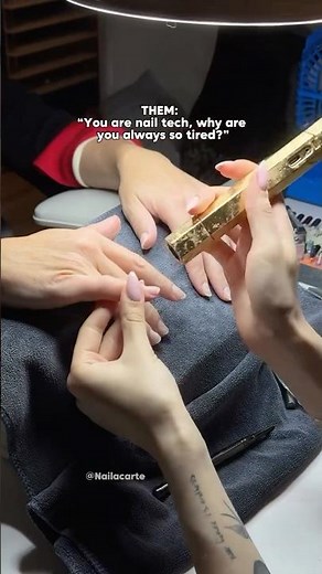 Why Nail Techs Are ALWAYS Tired… This Is Why 💀 | Nail Tech POV Struggles