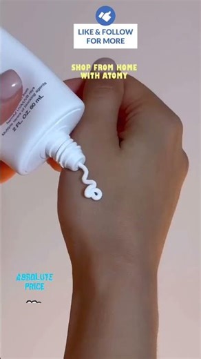 🌞 Protect your skin with Atomy Sunscreen White! 🌟 Even in winter, don't skip sunscreen! #atomy