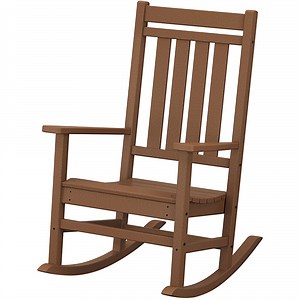 POLYWOOD R199TE Estate Teak Rocking Chair