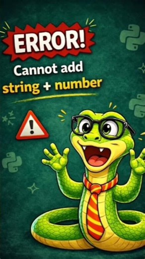 Python Error Fix 🔥 Type Conversion in Python (int, float, str) #Python #Coding #Programming #fyp