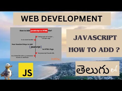 Web Development HOW TO ADD JAVASCRIPT DETAIL EXPLANATION in Telugu ( Lesson - 3 )