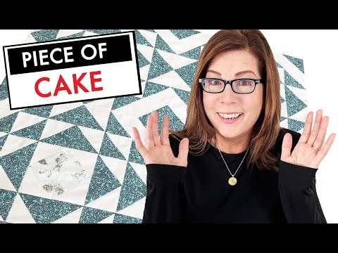 EASY 💯 From 10-inch squares | Layer Cake 40 🍰 | 5 HOURS! Fast STASHBUSTER Donation Quilt Tutorial