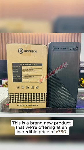 Keytech K6 Micro a t X Standard Case with Power Supply