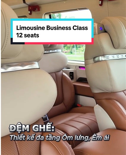 Limousine Business Class 11 seats 🛫 😍Không những là chuyến đi mà còn là một trải nghiệm di chuyển cao cấp cùng xe Limousine ghế Chuyên Cơ. #DCarLimousine #reviewxelimousine #thuexelimousinedcar #xelimousinehopdongdulich #xehopdongdulich