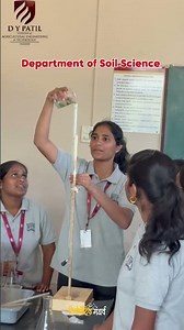 Practical Soil Science, Dr. D.Y Patil College of Agricultural Engineering & Technology (B.Tech Agri)