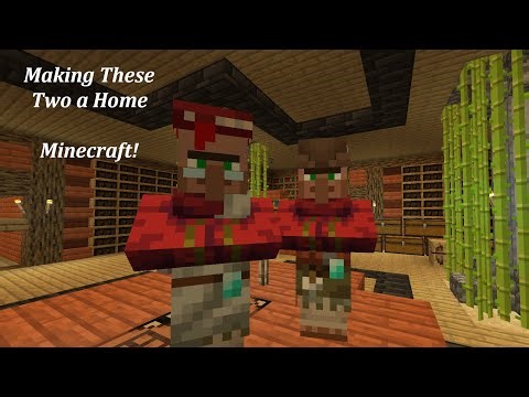 Making These Villagers a Home (Minecraft)