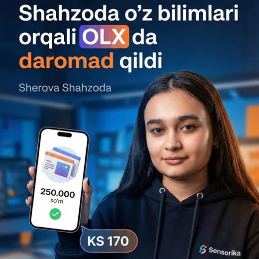 Post from SENSORIKA "IT" - O'QUV MARKAZI