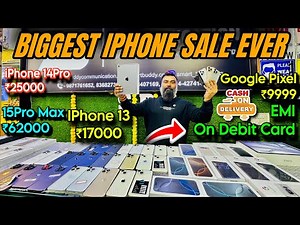 Cheapest IPhone Store In Gurgaon🔥Biggest IPhone Sale Ever😲Wholesale Price Mobile Market In Delhi
