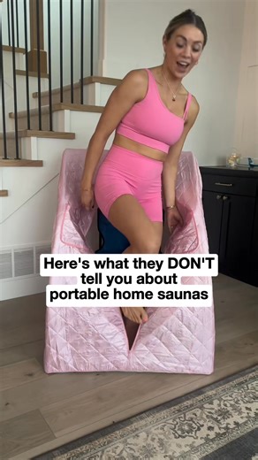 Do home saunas actually get hot enough? Maybe not others, but this one does. 185 degrees Fahrenheit. The Thermacore heater fires up fast, holds temperature steady, and delivers the same intense dry heat you're used to at the gym. No low heat. No wondering if it's working. Just real sauna sessions that make you sweat. ✓ Speeds recovery ✓ Deeper sleep ✓ Melts stress Here's what makes it better than the gym: → No wait times → No commute → Your schedule, not theirs Set up in your bedroom, garage, or