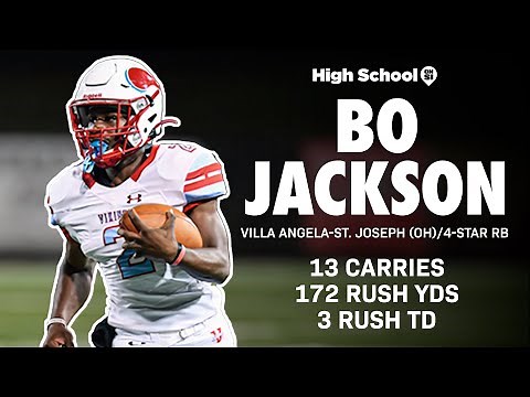 BO JACKSON LIVES UP TO HIS NAME! | OHIO STATE COMMIT RUSHES FOR 150+ YARDS, 3 TDS ON 13 CARRIES 🏈