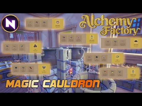 The Best CAULDRON Recipes to Simplify Logistics in Alchemy Factory | 15 | Lets Play