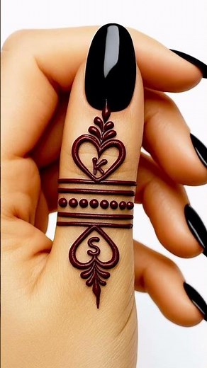 #arbic #fingee mehndi designs ♥️