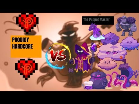 Prodigy Hardcore VS The Puppet Master | Prodigy Math Game