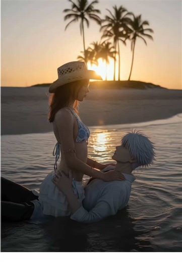 filter tutorial ia dating at the anime beach create anime ia boyfriend trend photos how to take pictures of ia couple with your anime boyfriend beach version tutorial get the beach photo anime boyfriend resting his arm on your shoulder chatgpt tutorial generate photos of your couple with your anime boyfriend ia gemini ia prompts create couple photos with anime characters jujutsu kaisen beach filter ia tutorial taking pictures with satoru gojo chatgpt tutorial making couple photos with jujutsu ka