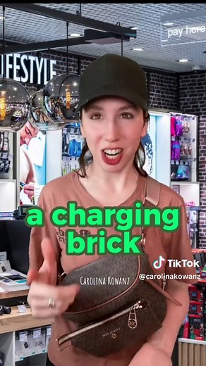 Learn useful vocabulary with me! Charging brick ✅ what about PLUG? They are completely different thinhs! A plug connects to the wall outlet, providing power, while a charging brick converts that power to charge a device. The plug and charging brick work together in a charging system to safely charge electronic devices. What about an ADAPTER? Charging adapter: This term is often used to describe the entire charging unit, including the plug that goes into the wall, the electronic components that c