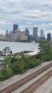 A look at the 3 rivers 💦 of Pittsburgh, through the fence along the West End Bridge. #pgh #pittsburgh #citylife | View Pittsburgh