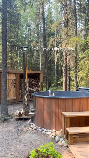 1.3K views · 29 reactions | ✨ Wilderness Spa ✨ where time slows down, and the calm takes over. Booking Fall sessions now on our website. #explorealberta #yeg #nordicspa #nature #exploreedmonton | The Woods Experience | Facebook