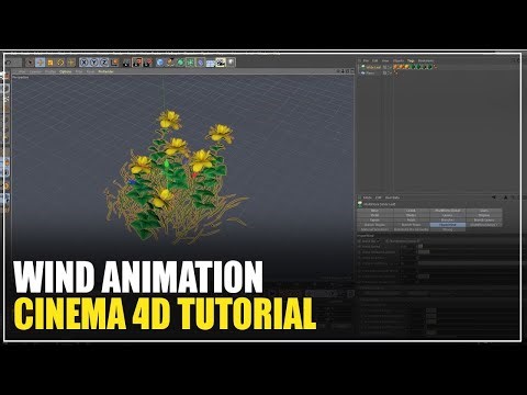 Wind Animation with One Click - Cinema 4D Tutorials | Forester