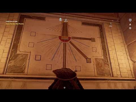 Assassin's Creed Origins Reload Solve Sun Dial Puzzle