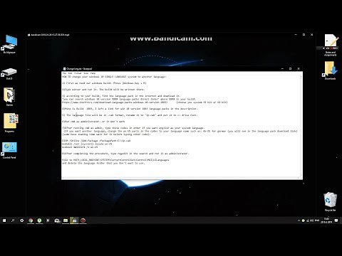 Change system language on windows 10 Single language in 5 minutes.