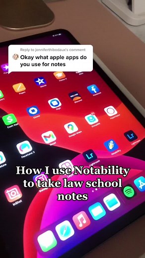 Efficient Law School Note-Taking with Notability