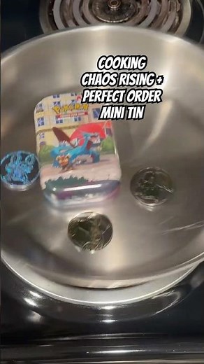 Cooking Chaos Rising and Perfect Order Mini Tins Pokemon Cards Unboxing