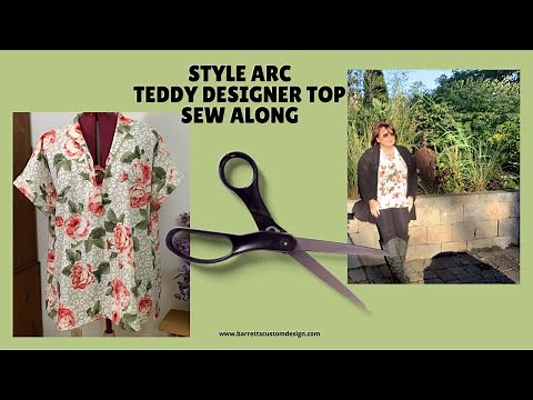 Style Arc Designer Teddy Top Sew Along