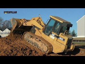 CAT 963C Digging Out Basement Part 1 of 2