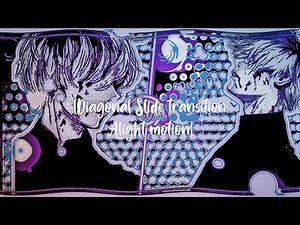 Transiciones en Alight motion | Tutorial Diagonal split transition