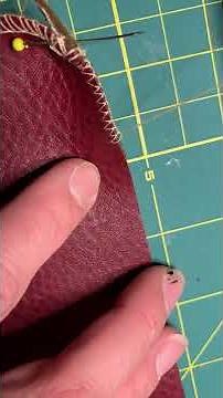 How to Hand Sew an Anti-Fray Over Lock V Stitch Along the Edge of Fabric
