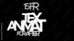 15 Free Text Animation Pack for After Effects | Modern Kinetic Typography Stock ビデオ