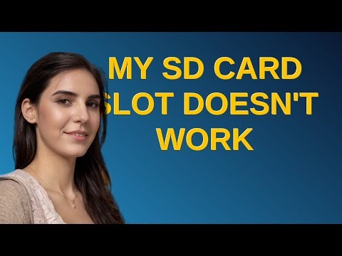 Apple: My SD card slot doesn't work