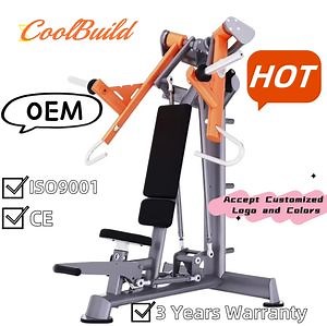 [Hot Item] Plate Loaded Fitness Equipment Metal Sport Bodybuilding Steel Super Incline Chest Press
