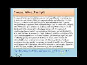 Simple Listing Pattern