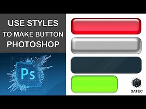 Simply make Button with Styles in Photoshop