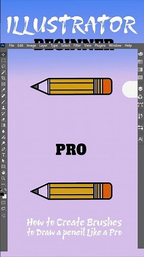 Adobe Illustrator 2026 – Create Pencil Drawing Brushes Like a Professional 🎨 #illustrator