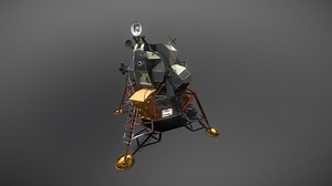 Lunar Lander - 3D model by thelogicmatrix